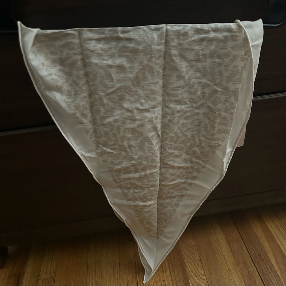 Peter Millar Cream and Tan Scarf